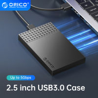 เคส ORICO HDD Type-C USB 3.1ถึง SATA3.0 2.5นิ้ว USB 3.1 SSD HDD Enclosure Gen1 5Gbps 4TB HDD Enclosure Box สนับสนุน UASP Auto Sleep (2526C3)