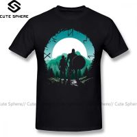 God Of War T Shirt For Men Kratos And Son Printed Shirt Awesome Classic Cotton Short Sleeve Plus Size Tee