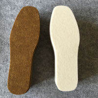 【cw】 Wholesale Sweat-Absorbent Lint-Free Wool Car Insole 4mm Cut-out Warm-Keeping and Cold-Proof Pure Wool Felt Insole