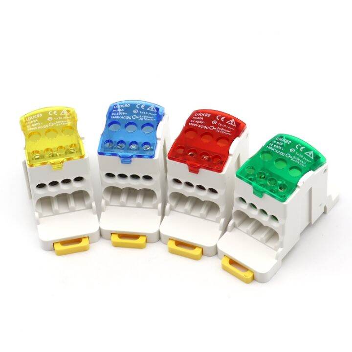 ukk80a-690v-din-rail-terminal-block-split-junction-box-one-in-many-out-distribution-box-high-current-electrical-wire-connector