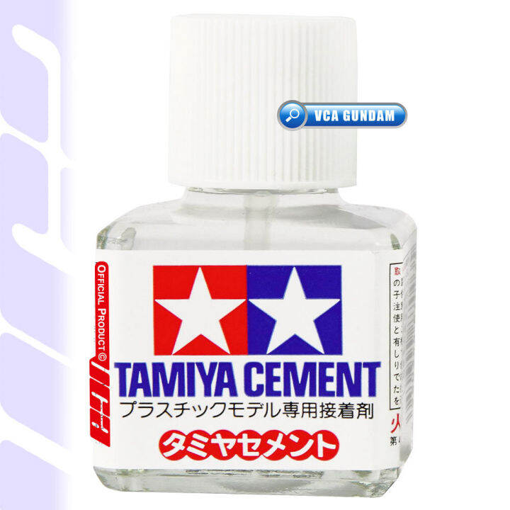 tamiya-87003-cement-40ml-for-plastic-model-hobby-tool-กาวติดพลาสติกโมเดล-กันดั้มกันพลา-ฝาส้ม-vca-gundam