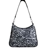 Womens Oxford Shoulder Bag Fashion Luxury Retro Zebra Pattern Crossbody Bag Leisure Waterproof Tote Bag Underarm Bag