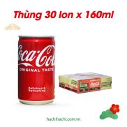 Thùng 30 lon nước ngọt Coca Cola Nhật Bản 160ml - Hachi Hachi Japan Shop