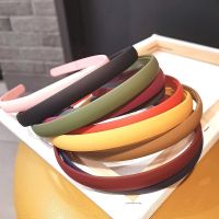 【HOT】 1.2 Cm Color Matte Headdress Face-Washing Headband Temperament Hoop Hair Accessories Bundle Wholesale