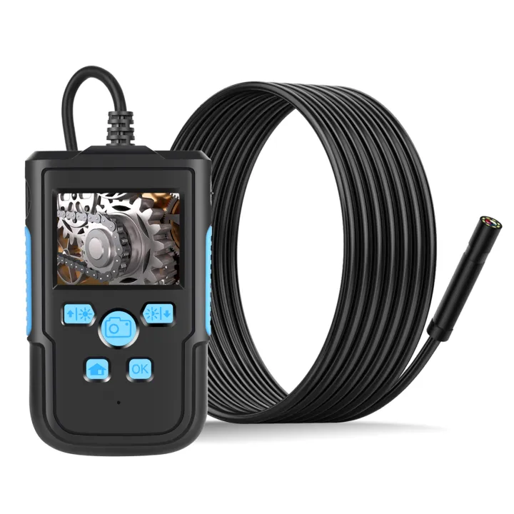 Endoscope Camera 2.4'' LCD Screen High Definition 1080P 5.5mm Lens IP68