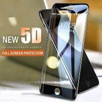 ? มีพร้อมส่ง ? 5D ฟิล์มกระจกเต็มจอกรองแสง ฟิล์มม่วง Apple iPhone 6 6s 7 8 Plus X Screen Protector เคสแบตสำรอง