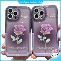 เคสโทรศัพท์ไล่ระดับสีกุหลาบเข้ากันได้กับ Iphone 14/13/12/11ซีรีส์ซอฟต์เชลล์ฝาครอบป้องกัน