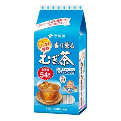 [พร้อมส่ง] ITOEN Mugi Cha Roasted Barley Tea 54 ซอง ชาขาวบาร์เลย์คั่ว หอมสดชื่น ไม่มีคาเฟอีน