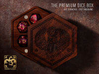 The Sorcerer Dice Box | Premium DnD Dice Box | D&amp;D Dice Box | Dice Vault | Dice Storage Tray for MTG RPG Gaming