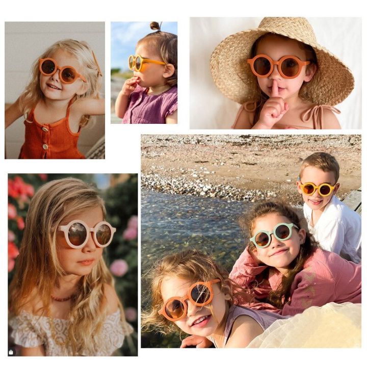 free-shipping-childrens-color-round-frame-light-pc-cute-small-face-sunglasses-cycling-sunglasses