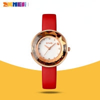 นาฬิกา SKMEI สำหรับผู้หญิงนาฬิกากระจกสแตนเลส3มิตินาฬิกานักเรียนกันน้ำ1707