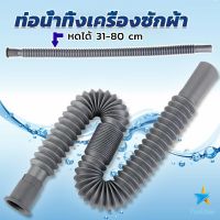 TookDee สายน้ำทิ้งเครื่องซักผ้า ท่อน้ำทิ้งเครื่องซักผ้า พับเก็บได้ Telescopic downpipe