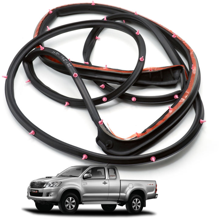 ยางขอบประตู-หน้า-ขวา-สี-black-hilux-vigo-toyota-2-cab-ประตู-ปี2005-2013-ขนาด-3x2x199-มีบริการเก็บเงินปลายทาง