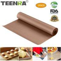 TEENRA 60x40cm Reusable Baking Mat Baking Sheet Heat-resistant Grill Mat BBQ Non-stick Cake Mat Ove Tools Bakeware Electrical Connectors