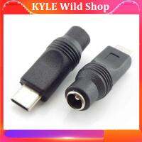 KYLE Wild Shop USB Connector DC 5.5x2.1mm Power Adapter Converter to Type-C Male Female Jack Adapter for Laptop Notebook Computer PC