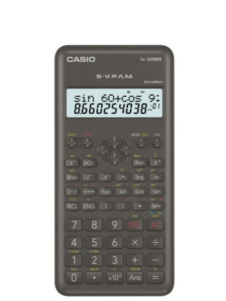 เครื่องคิดเลขวิทยาศาสตร์-casio-รุ่น-fx-350ms-2-จอแสดงผล-10-2-หลัก