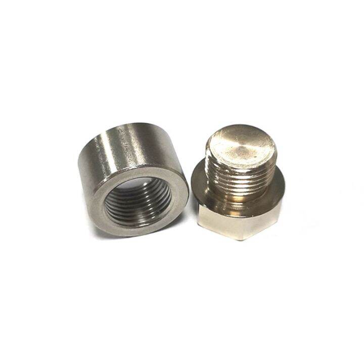 O2 Sensor Bung Plugs Stainless Steel M18x1.5 Oxygen Wideband Bung Plug