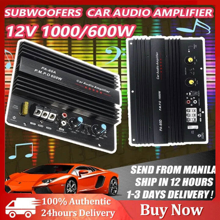 【COD】24hours delivery 12V 600W High Power Car Audio Amplifier Powerful