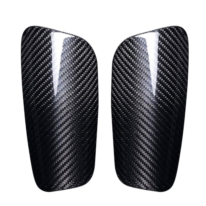 Carbon Fiber Soccer Shin Guards with Carry Case Breathable Professional ...