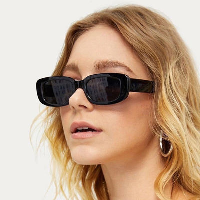 แว่นตา lunette de Soleil femm คลาสสิกย้อนยุคสแควร์แว่นกันแดดผู้หญิงยี่ห้อวินเทจเดินทางขนาดเล็กสี่เหลี่ยมผืนผ้าอาทิตย์แว่นตาวาง