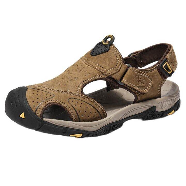 Golden Camel Outdoor Men's Sandals Summer 2022 Genuine Leather Shoes