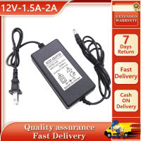 12V 2A 5.5*2.5 มม. แหล่งจ่ายไฟ AC สำหรับการเฝ้าระวัง CCTV power adapter charger