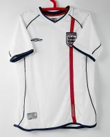 W1 ENGLAND HOME WORLD CUP 2002 RETRO FOOTBALL SHIRT SOCCER JERSEY เสื้อบอล เสื้อฟุตบอล เรโทร ย้อนยุค อังกฤษ บอลโลก 2002