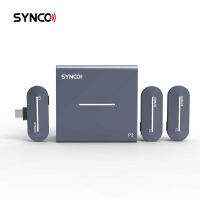 SYNCO P2L 2.4G ระบบไมโครโฟนไร้สายพร้อมเครื่องส่งสัญญาณสำหรับ สมาร์ทโฟน Vlog สตรีมมิ่งสด