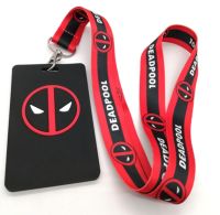 1 pcs Deadpool lanyard Card Holders Bank Neck Strap Card Bus ID Holders Rope Key Chain Gift A9