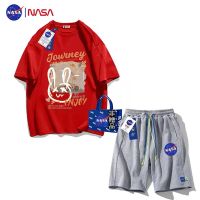 【July hot】 NASA NTYB joint tide brand new short-sleeved 2023 summer casual loose suit for men and women