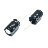 10pcs 50V680uf 13x20mm Aluminum Electrolytic Capacitor 680uf50v 50v 680uf 50wv 680mf 50vdc 680MFD 50v680mf 680mf50v Electrical Circuitry Parts