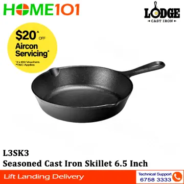 Lodge 6.5 Cast Iron Seasoned Skillet - L3SK3