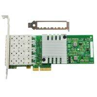 I350-4SFP PCI-Ex4 Gigabit Four-Port Fiber Optic Server Portable Network Card I350AM4 Chip Network Card