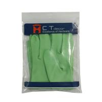 ✨ฮิตสุด✨ ถุงมือยาง BY TORA 12 นิ้ว ไซซ์ S สีเขียว ช่างมืออาชีพ 12" RUBBER GLOVES S GREEN อุปกรณ์นิรภัยส่วนบุคคล