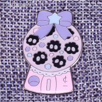 Soot sprite magic bags enamel pin pastel stars brooch Spirited Away badge anime jewelry cute ghost pins Halloween accessory gift