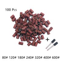 【LZ】❦◕☸  100 PCS 1/4  6.35MM Drum Sanding Kit  2Pcs Band Mandrel 1/8  Shank Rotary Tool Nail Drill Bits Abrasive Tools Dremel Accessories