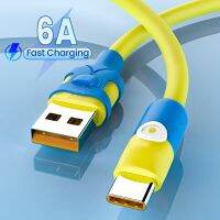 ♥จัดส่ง SFREE♥6A สายข้อมูลยางเหลวนิ่มยาว1เมตร2เมตรสายข้อมูลชาร์จเร็วสุดๆเหมาะสำหรับชาร์จสมาร์ทโฟนแอนดรอยด์ไมโครยูเอชบี/TYPE-C