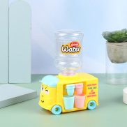 Hoa xe buýt Mini thiết bị đựng nước uống đồ chơi trẻ em sống động như thật