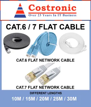CAT7 Cat8 Lan Cable RJ45 cat 7 8 cable rj 45 Ethernet Network Cable Short  Patch Cord 30cm 10m 15m 20m for Laptop Router PC Cable