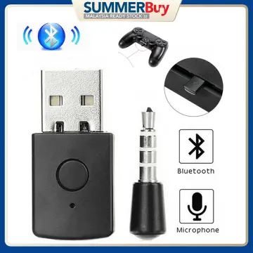 PS5/PS4 Bluetooth Wireless USB Adapter Dongle Receiver for Headphone  Microphone