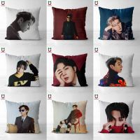 Kpop Cushion Kpop Pillowcase Plush pillowcase Version DIY 52 Cushion Cover Square Poszewka 40x40CM 45x45CM