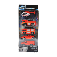 Toys R Us Speed City สปีด ซิตี้ รถของเล่น รถไดคาสต์ เซทดับเพลิง 5คัน(924676)