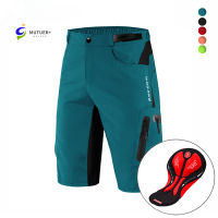 MUTUER  Downhill Men Cycling MTB Moutain Shorts Detachable Underwear Breathable Leisure 3D Padded Bike Bicycle 1/2 Pants