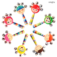 ?[xingtu] Rainbow Hand held Bell Stick ไม้ Percussion ของเล่นดนตรีสำหรับเด็กเกม