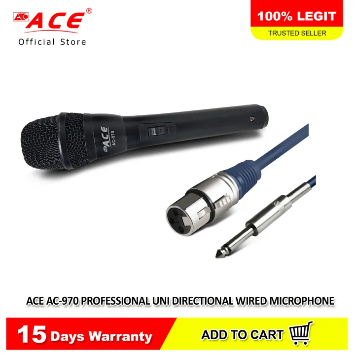 ACE Professional Wired Microphone AC977 Lazada PH