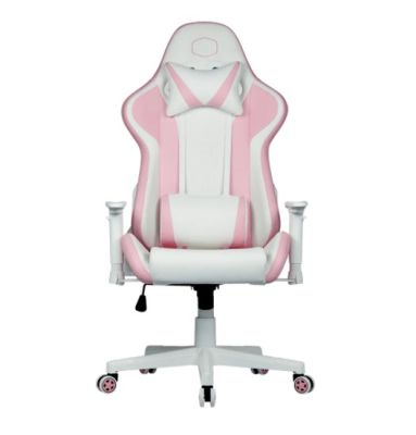 GAMING CHAIR (เก้าอี้เกมมิ่ง) COOLER MASTER CALIBER R1S ROSE (ROSE WHITE) (CMI-GCR1S-PKW) (ASSEMBLY REQUIRED)