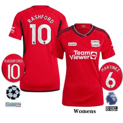 Newest❖ ZHENGCAI 2023-2024 Manchester United Home Womens Shirt football 23/24 fans jersey