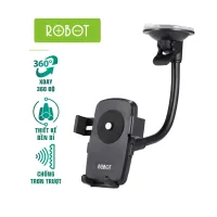 Giá đỡ điện thoại trên ô tô Robot RT-CH06 thiết kế chắc chắn không bị trơn trượt trục xoay 360 độ an toàn khi sử dụng l hàng chính hãng
