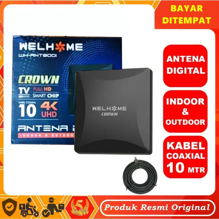 Antena Set Top Box / Antena STB Digital / Antena TV Digital Welhome