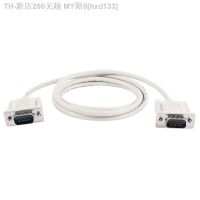 1.4M RS232 DB9 9 Pin Male to VGA Video 15 Pin Male Adapter Cable Light Gray